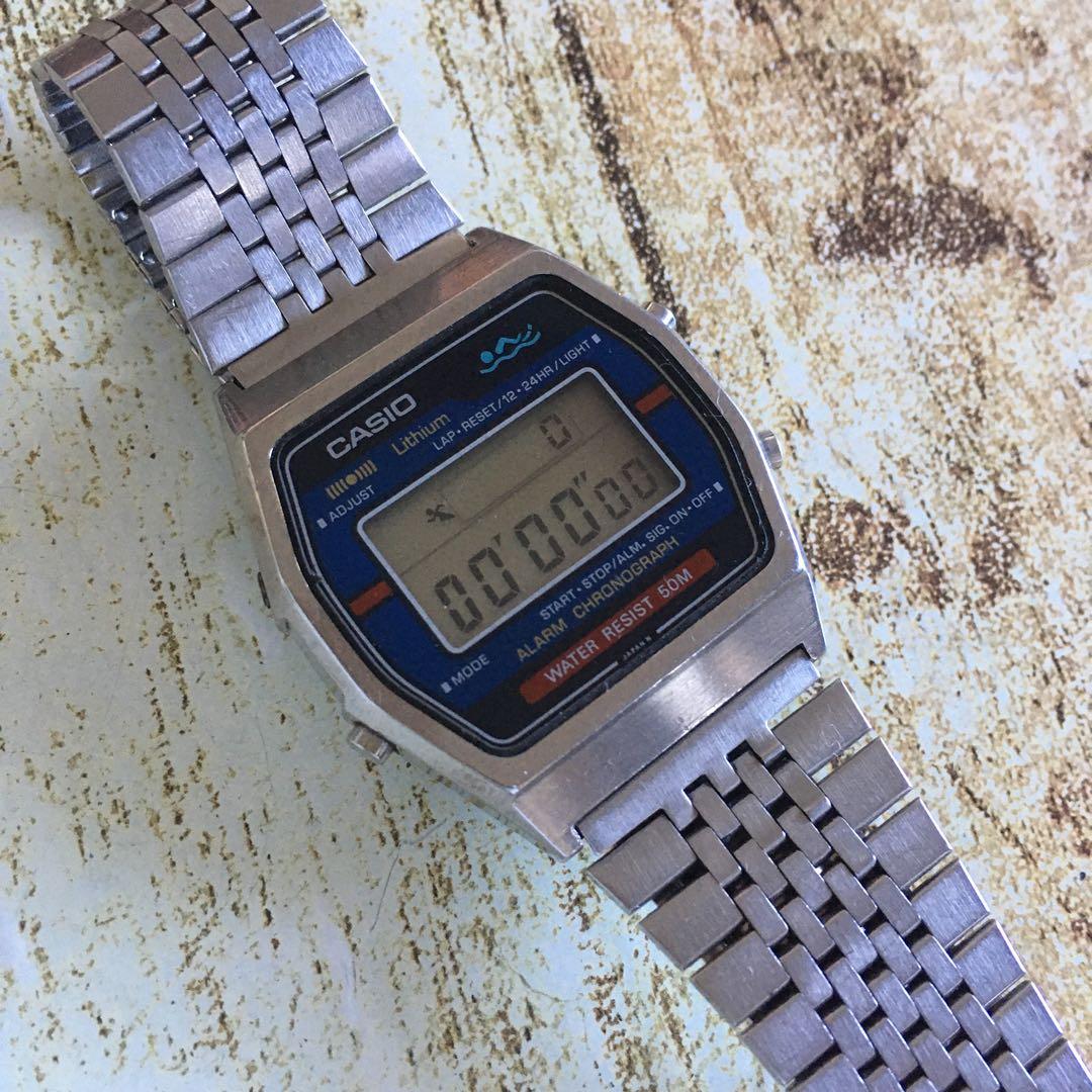 レア◇中古動品◇W-30◇カシオ デジタル ダイバーズ スイマー アラーム