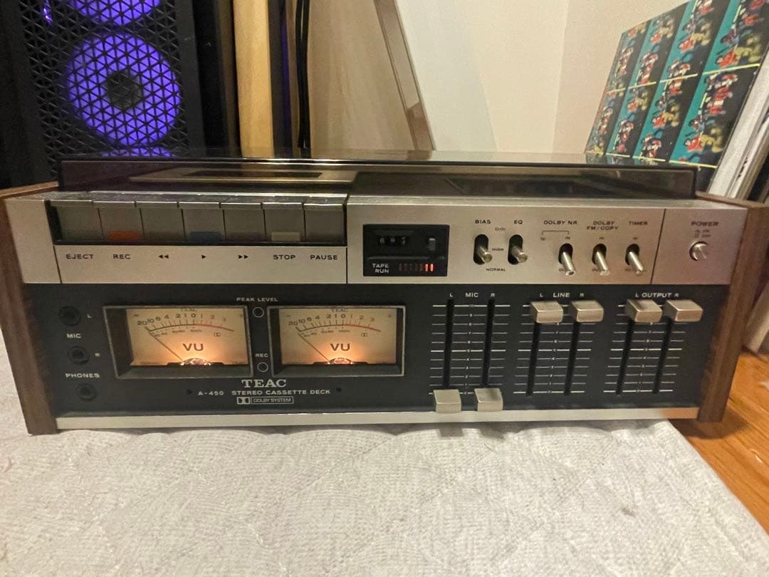 TEAC A-450 カセットデッキ より安定を目指したカセットテープデッキ - The History of Sound