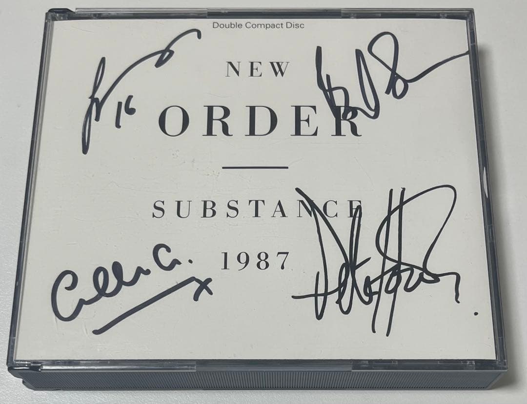 NEW ORDER SUBSTANCE 1987 サイン入り New Order's 1987 cult album 'Substance' gets reissued as a 4xCD