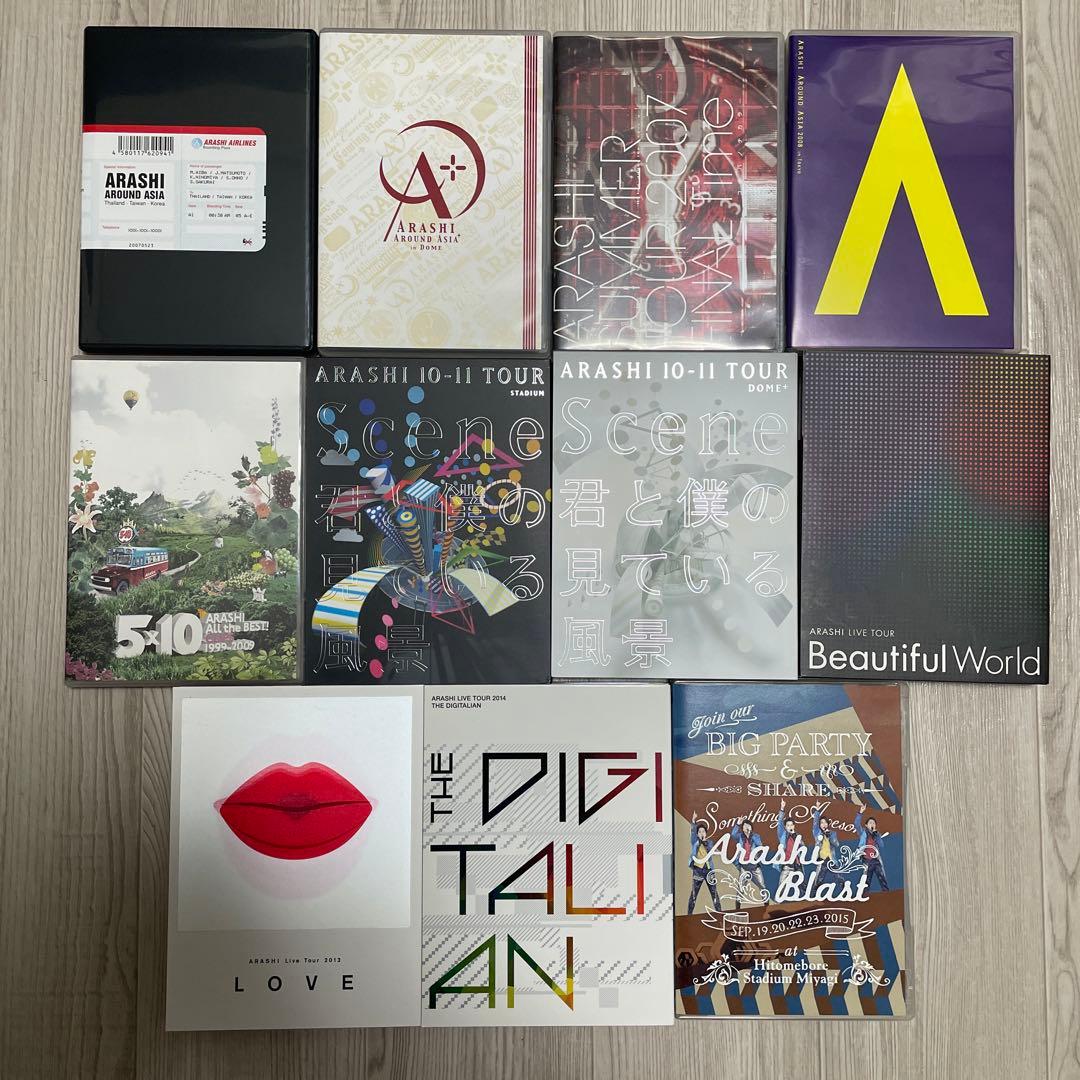 嵐/ARASHI ライブ&MV集 DVDまとめ売り 嵐 - 嵐 歴代 DVD まとめ売り 4点セットの通販 by te's shop｜アラシ