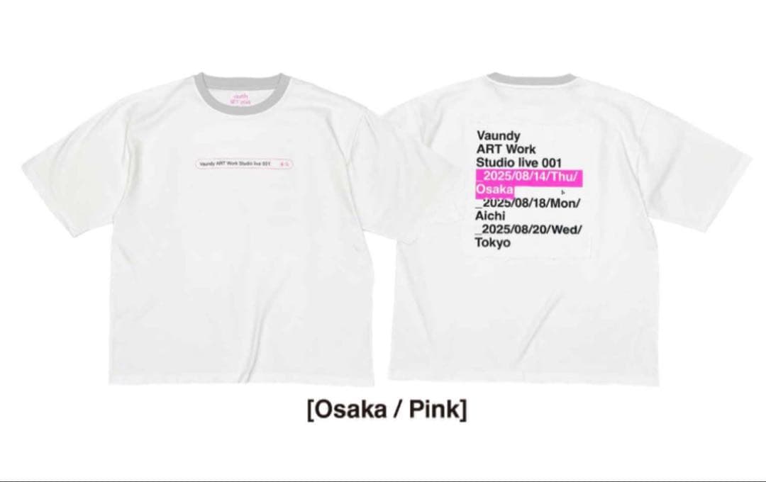 Vaundy live house tour Tシャツ 大阪 osaka - メルカリ