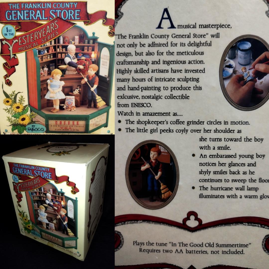 【美品】ENESCO エネスコ 電飾付最上級 オルゴール 喫茶店 気まぐれ値下げ】ENESCO エネスコ 電飾付最上級 オルゴール 喫茶店 完動