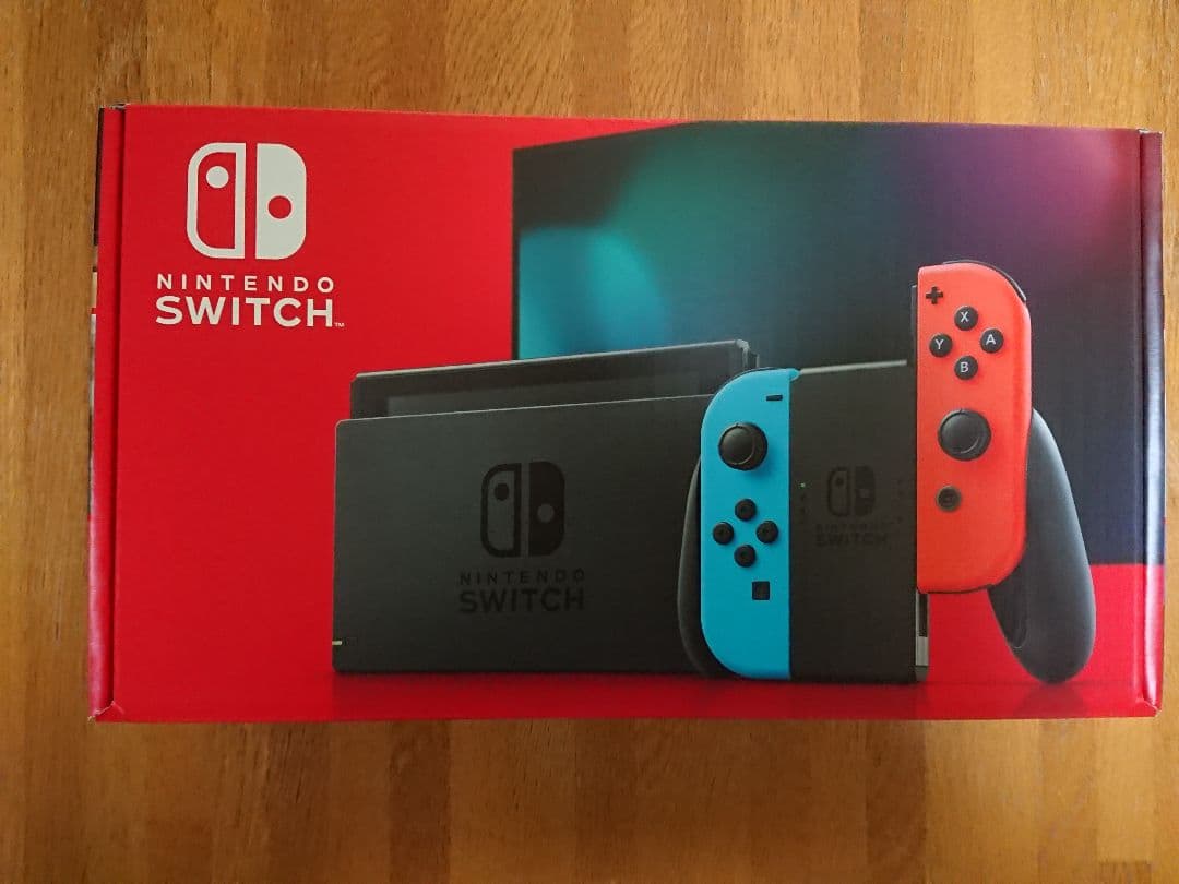 Nintendo Switch  本体 新品未開封品 aka.jpg