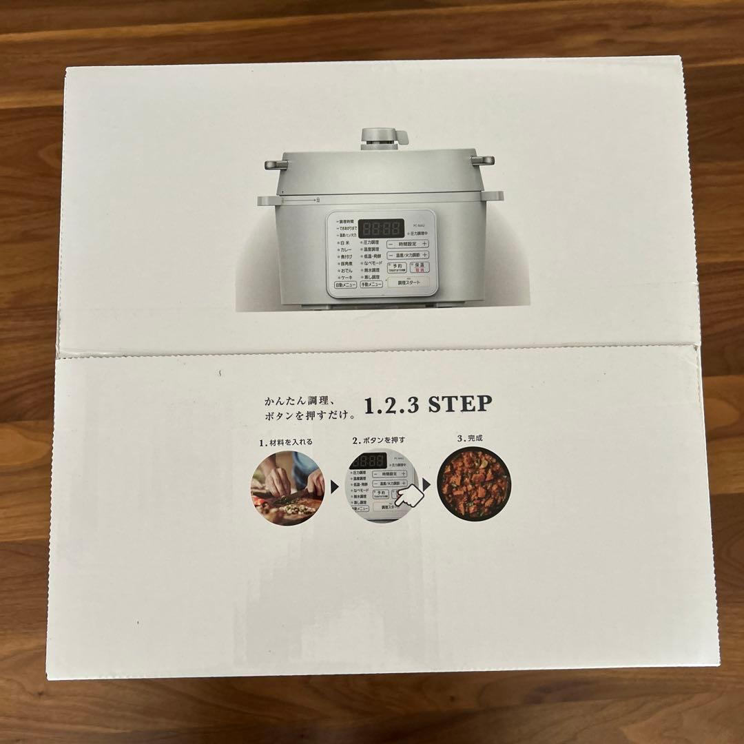 新品未開封品 アイリスオーヤマ 電気圧力鍋 PC-MA2-W 2.2L ホワイト