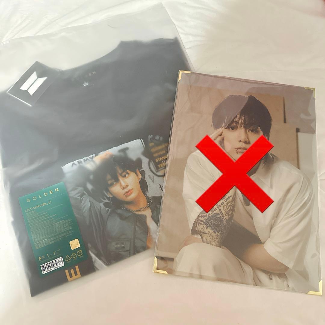 BTS ジョングク GOLDEN ロングスリーブTシャツ 未開封 Lサイズ - メルカリ