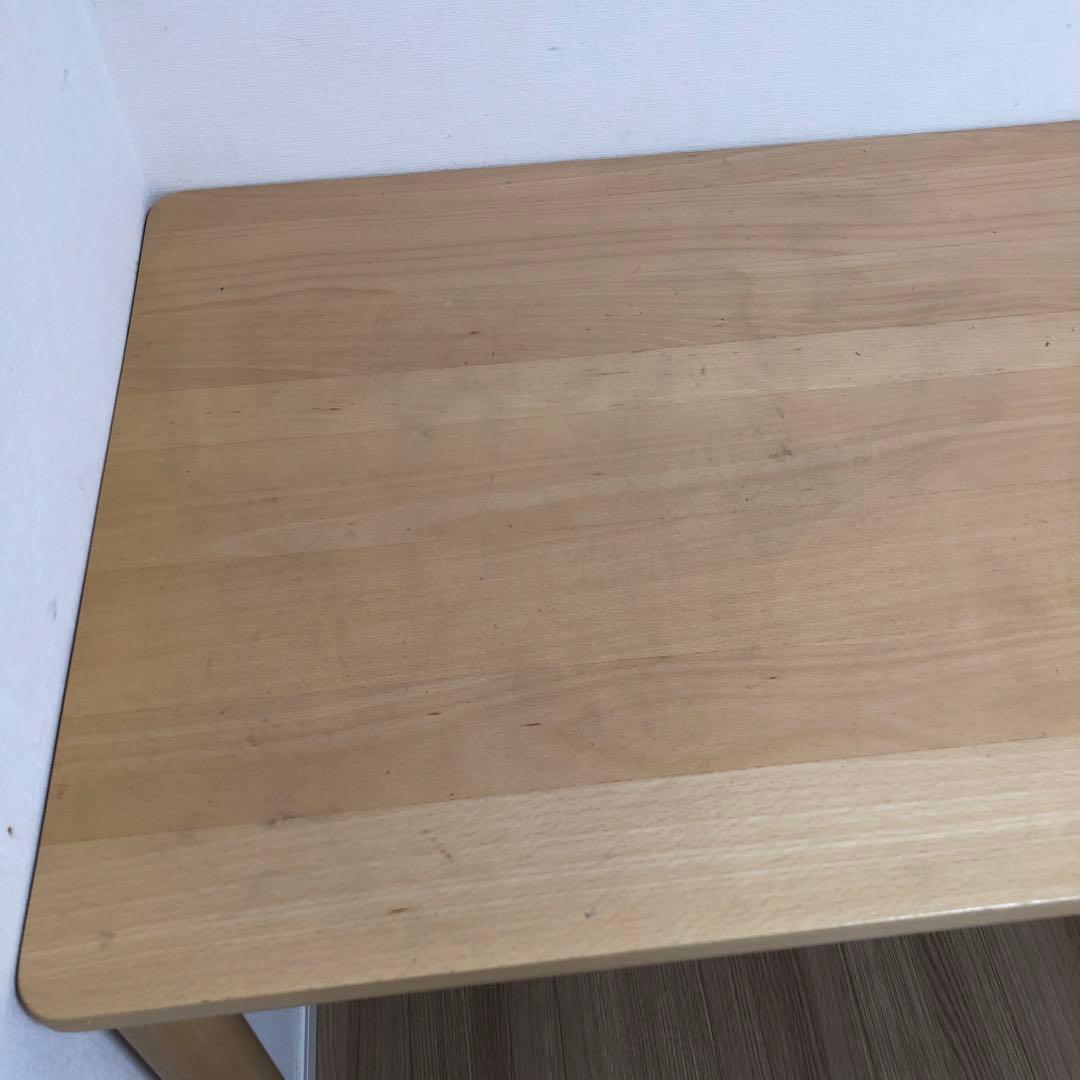 大幅値下げ 都内引き取り 無印良品 ブナ材デスク 幅120cm - メルカリ