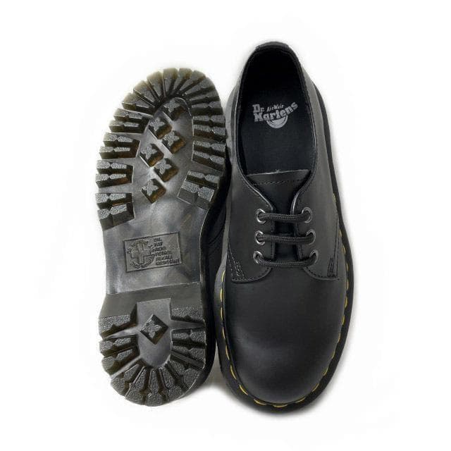 【期間限定価格】ドクターマーチン 厚底 レザー(25.0cm)黒180210