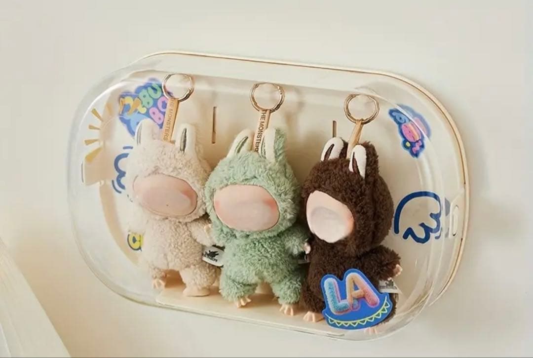 ラブブ 壁掛け ディスプレイケース 収納ケース (フィギュアは付属ませ