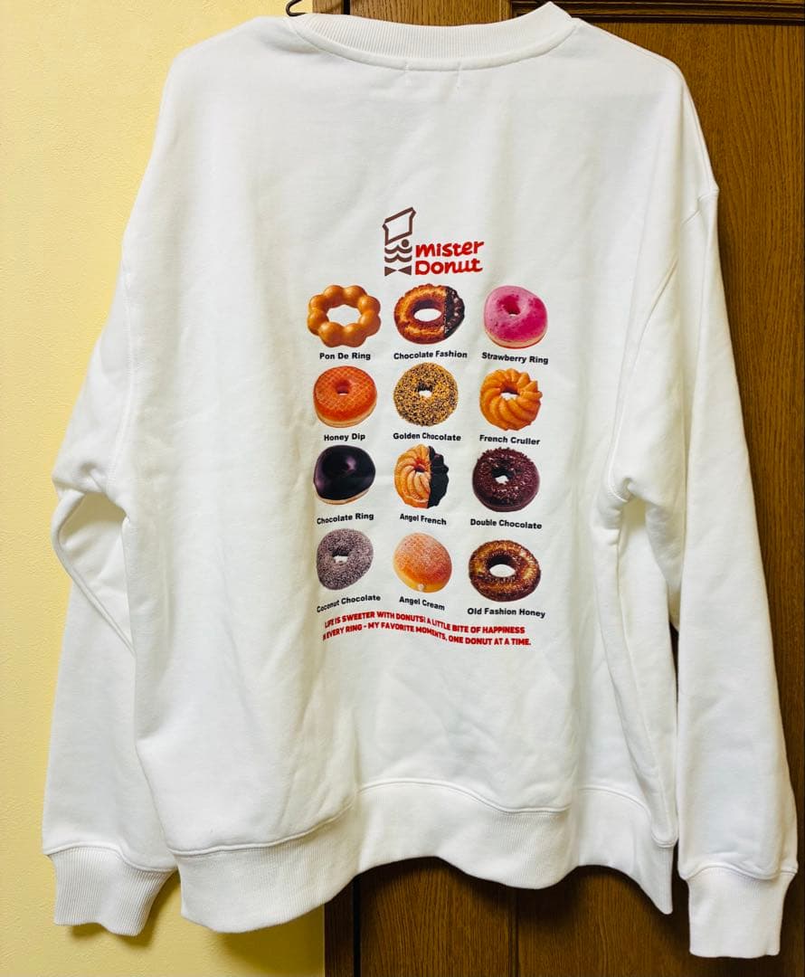 LEPSIM Mister Donut スウェット オフホワイト ミスド