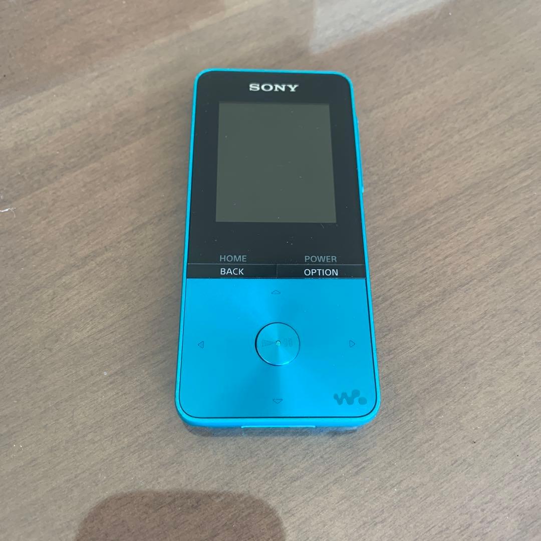 SONY ウォークマン NW-S315 青 USBケーブル付き