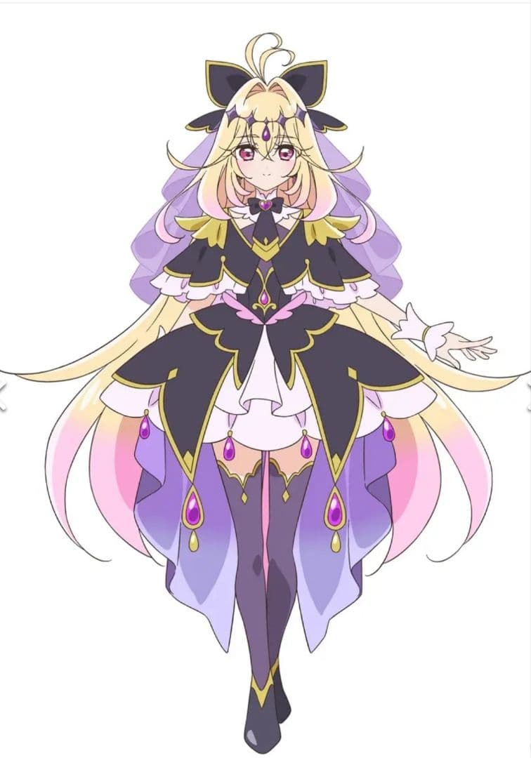 名探偵プリキュア　キュアアルカナ・シャドウ　コスプレ　衣装 名探偵プリキュア キュアアルカナ・シャドウ コスプレ衣装が完成しま