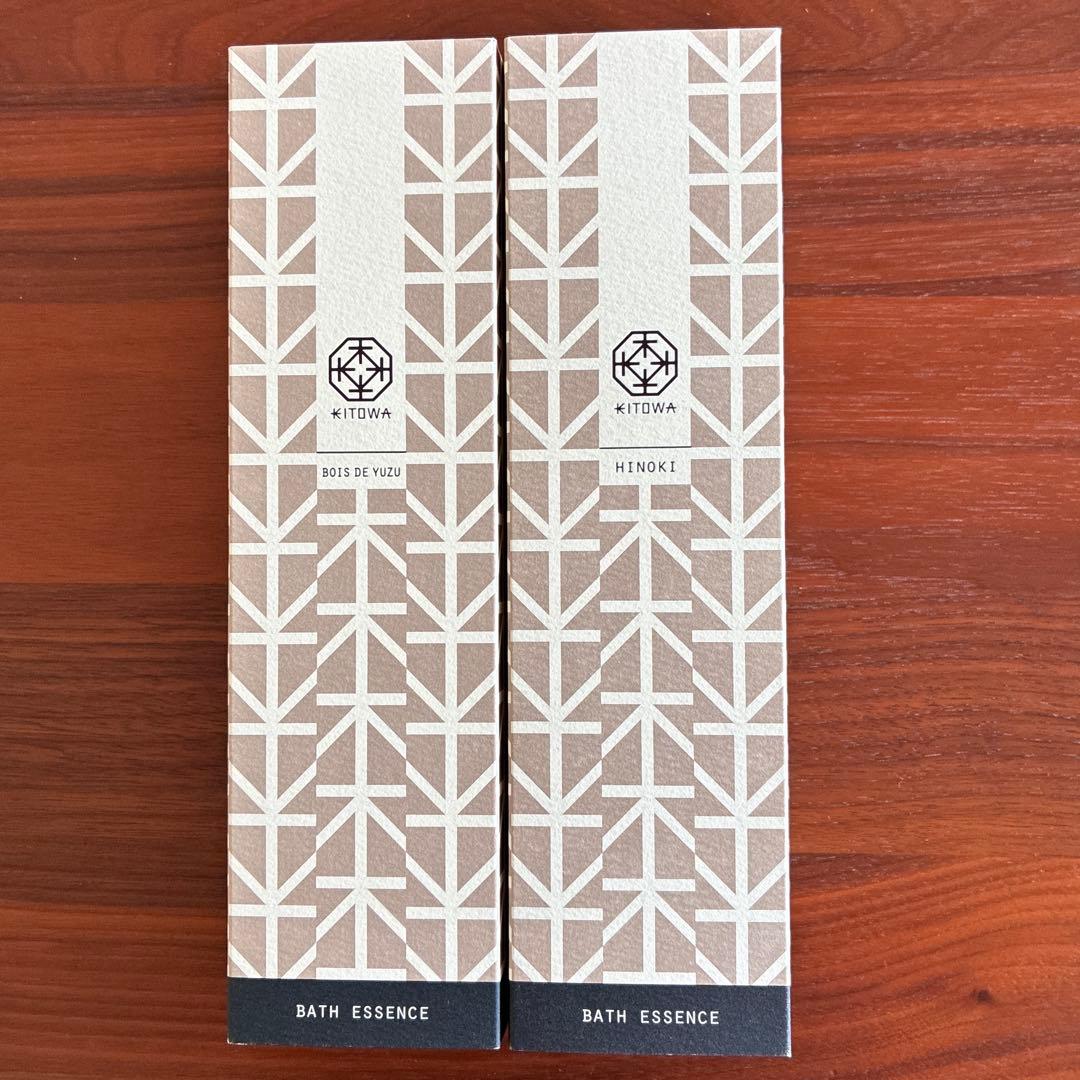 KITOWA バスエッセンス　ヒノキ＆ユズ KITOWA（キトワ）バスエッセンスギフトセット ヒノキ・ユズ