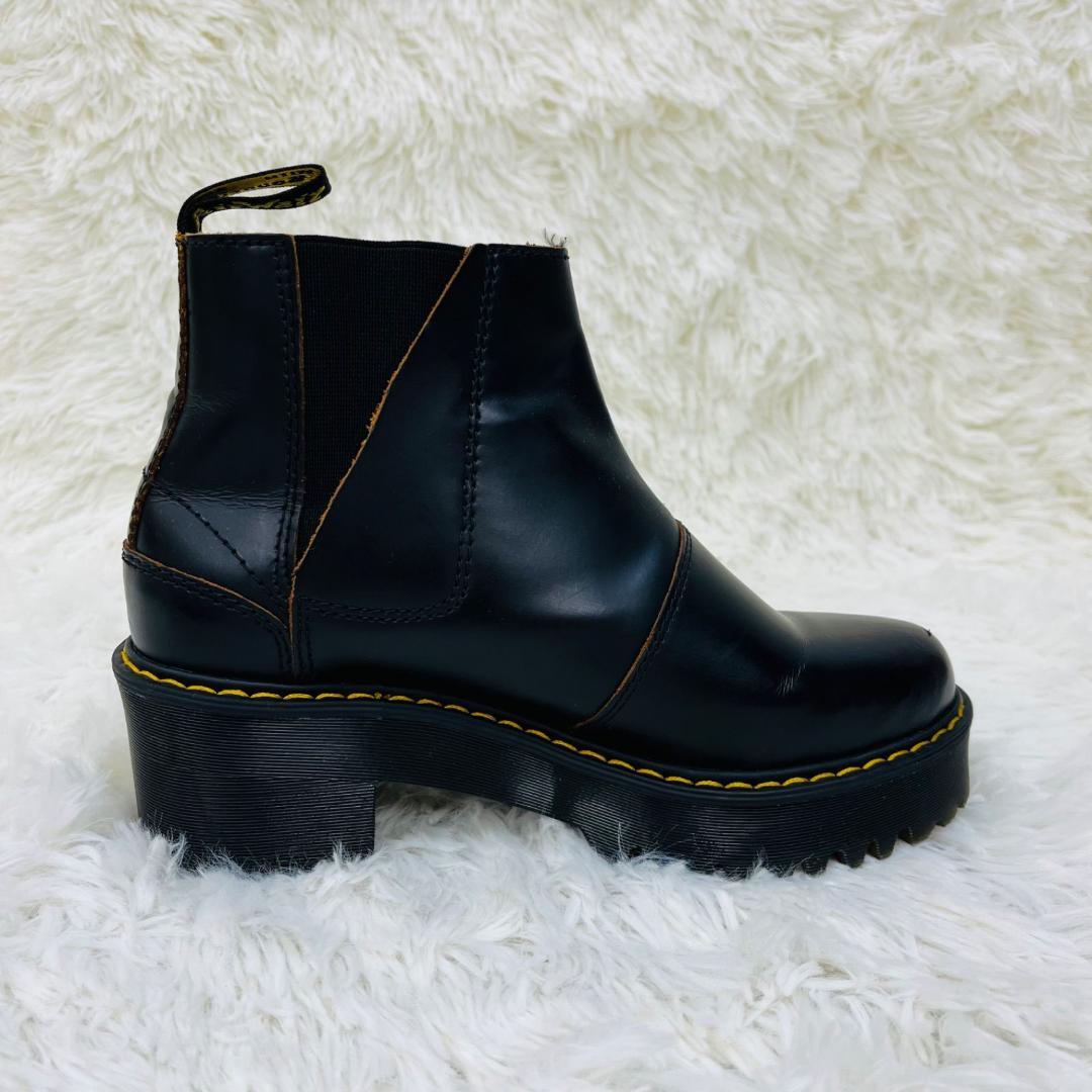 Dr.Martens ドクターマーチン 23.5cm レザー サイド厚底ジップ