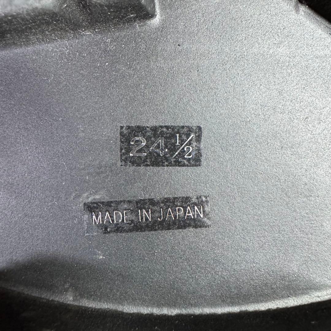 【美品】SAYA サイドゴアブーツ タンクソール ブラウン レザー 24.5cm