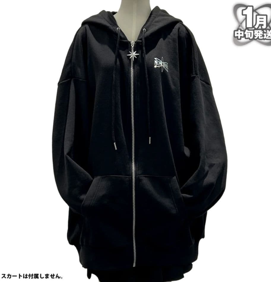 めておら - Meteorites - ビッグシルエットパーカー - メルカリ