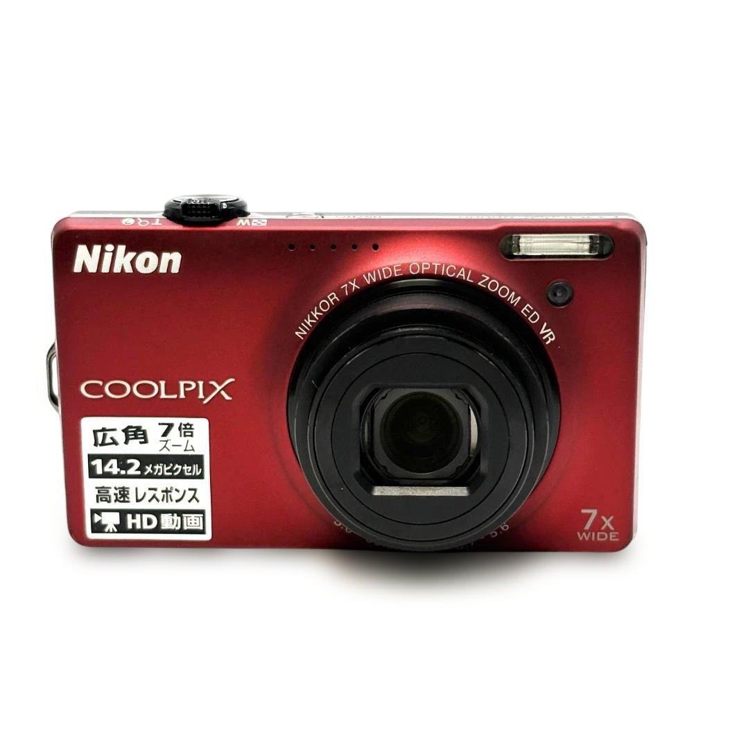 ニコン Nikon COOLPIX S6000 レッド - メルカリ