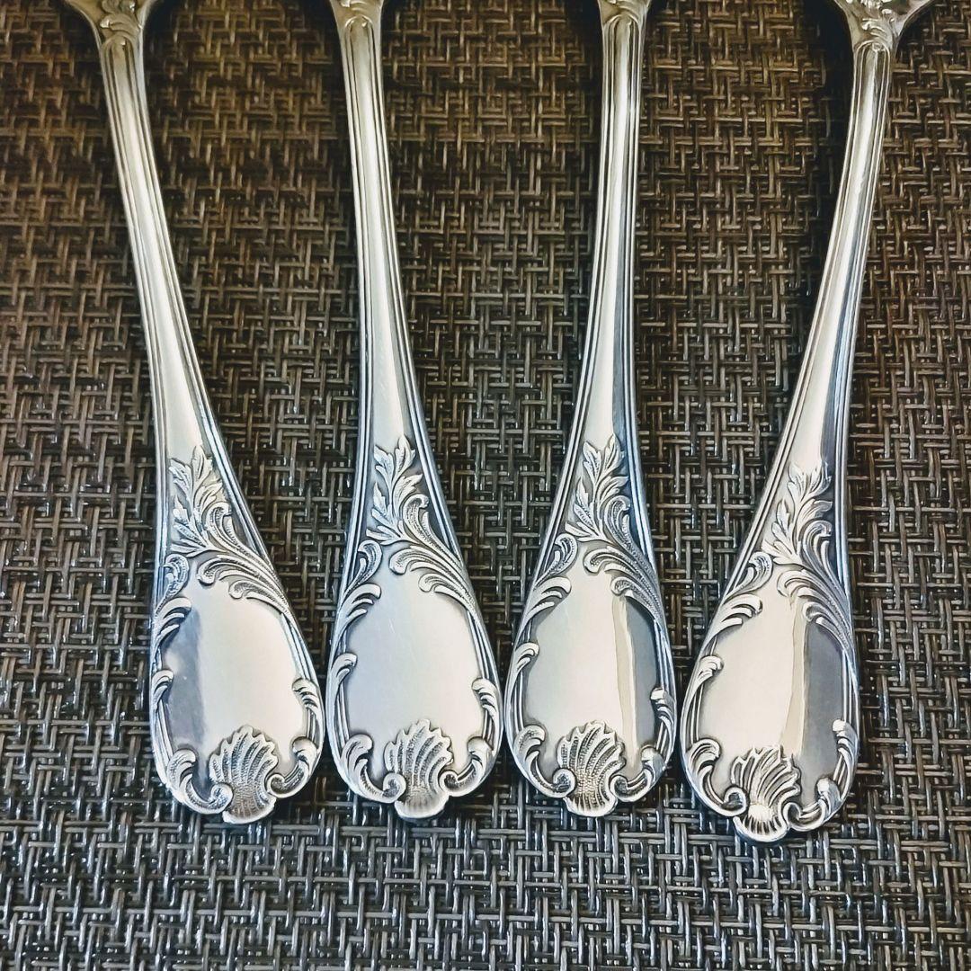 クリストフルマルリー　　　　　　　　フィッシュフォーク4点《美品》