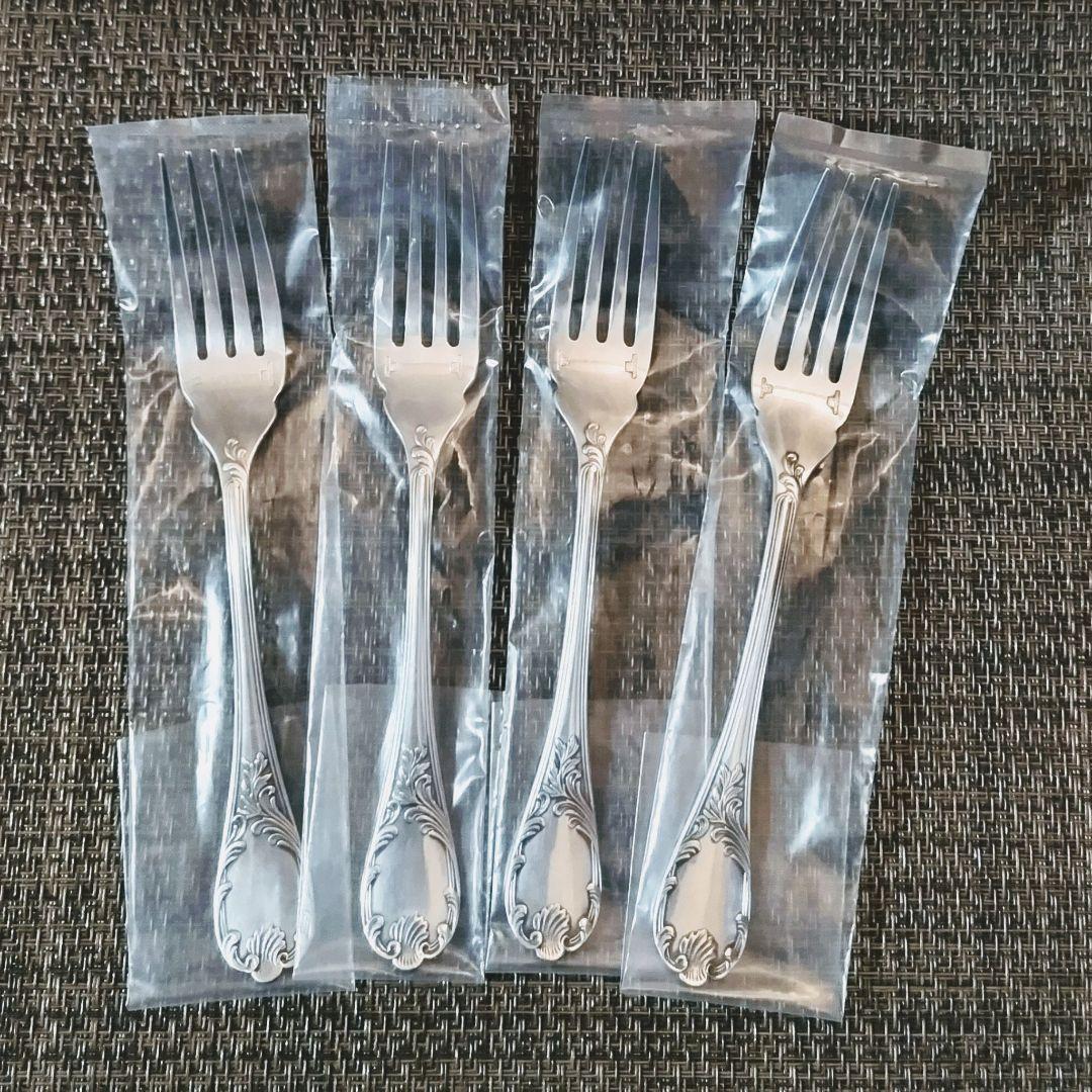 クリストフルマルリー　　　　　　　　フィッシュフォーク4点《美品》