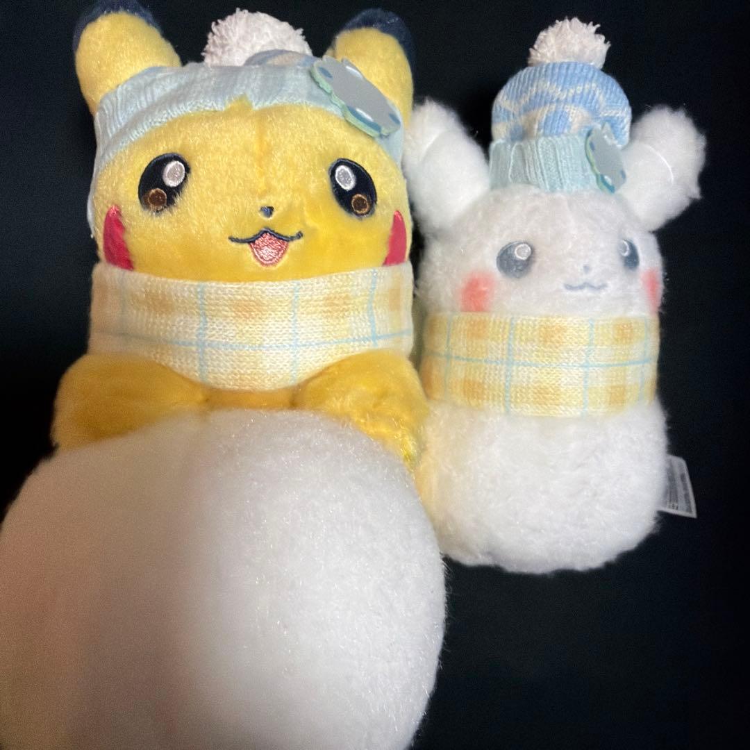 【2点セット】ポケモン ぬいぐるみ ピカチュウとゆきあそび ピカチュウゆきだるま ぬいぐるみ ピカチュウとゆきあそび ｜【公式】ポケモンセンターオンライン