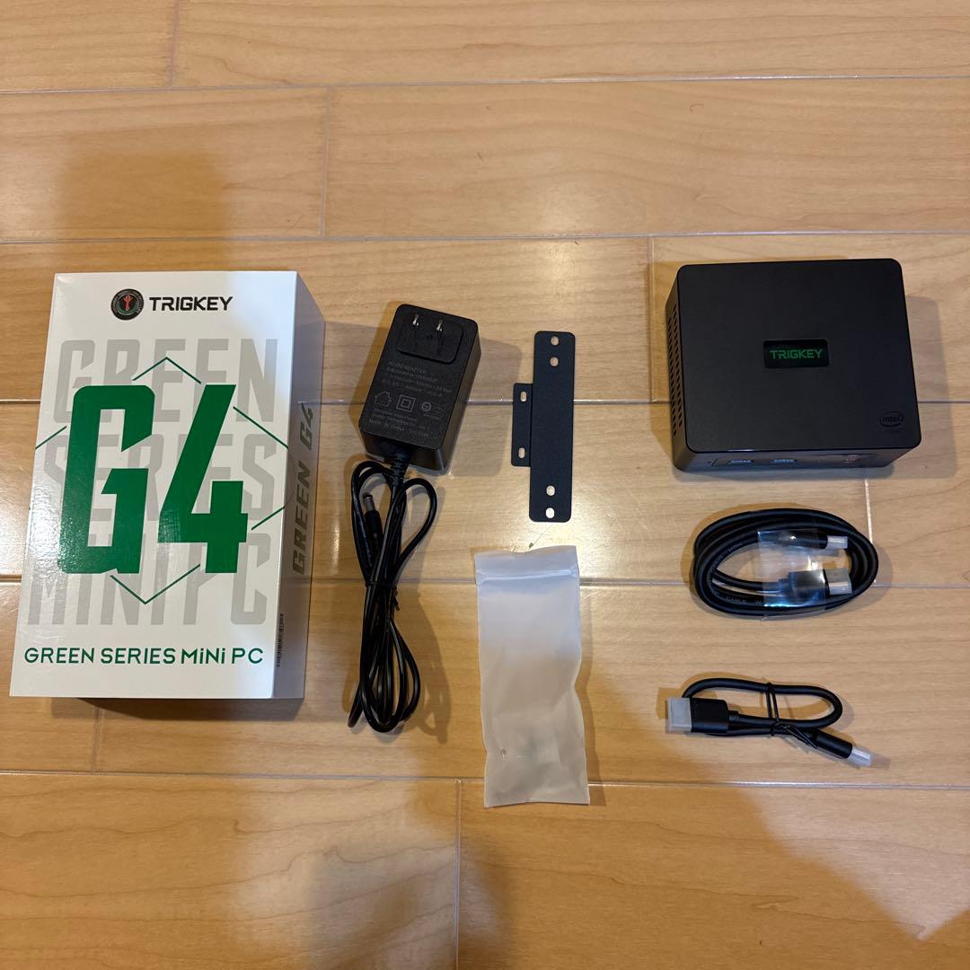 TRIGKEY Green G4 ミニPC TRIGKEY G4 ミニPC、Alder Lake-N N100 / メモリ 16GB / PCIe SSD