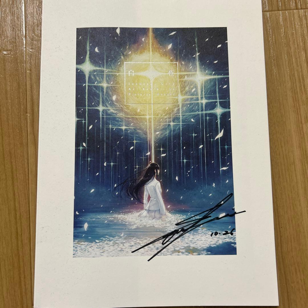 Innocent Grey 白夜 図録 画集 杉菜水姫 サイン入り - メルカリ