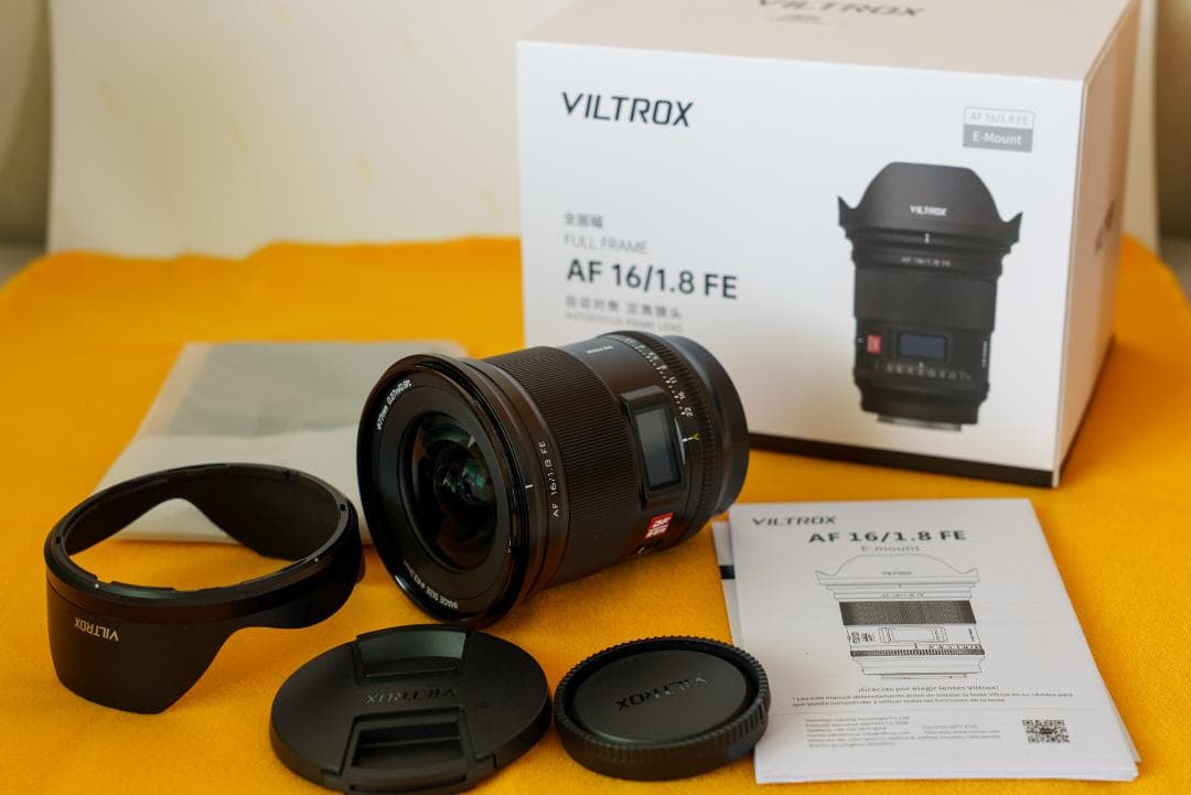 VILTROX AF 16mm F1.8（ソニーE用/フルサイズ対応） 【美品】 Viltrox AF 16mm F1.8 ソニーEマウント – viltrox-shop
