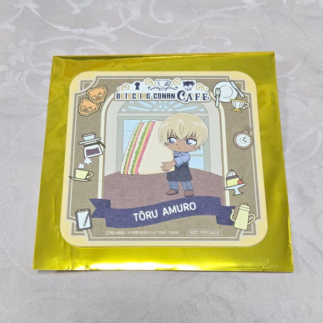 ☆28日まで 名探偵コナン コラボカフェ 2025 コースター 安室透 - メルカリ
