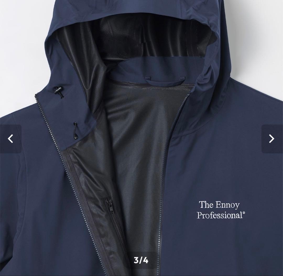 XLサイズ ENNOY 3LAYER SHELL HOODIE (NAVY)