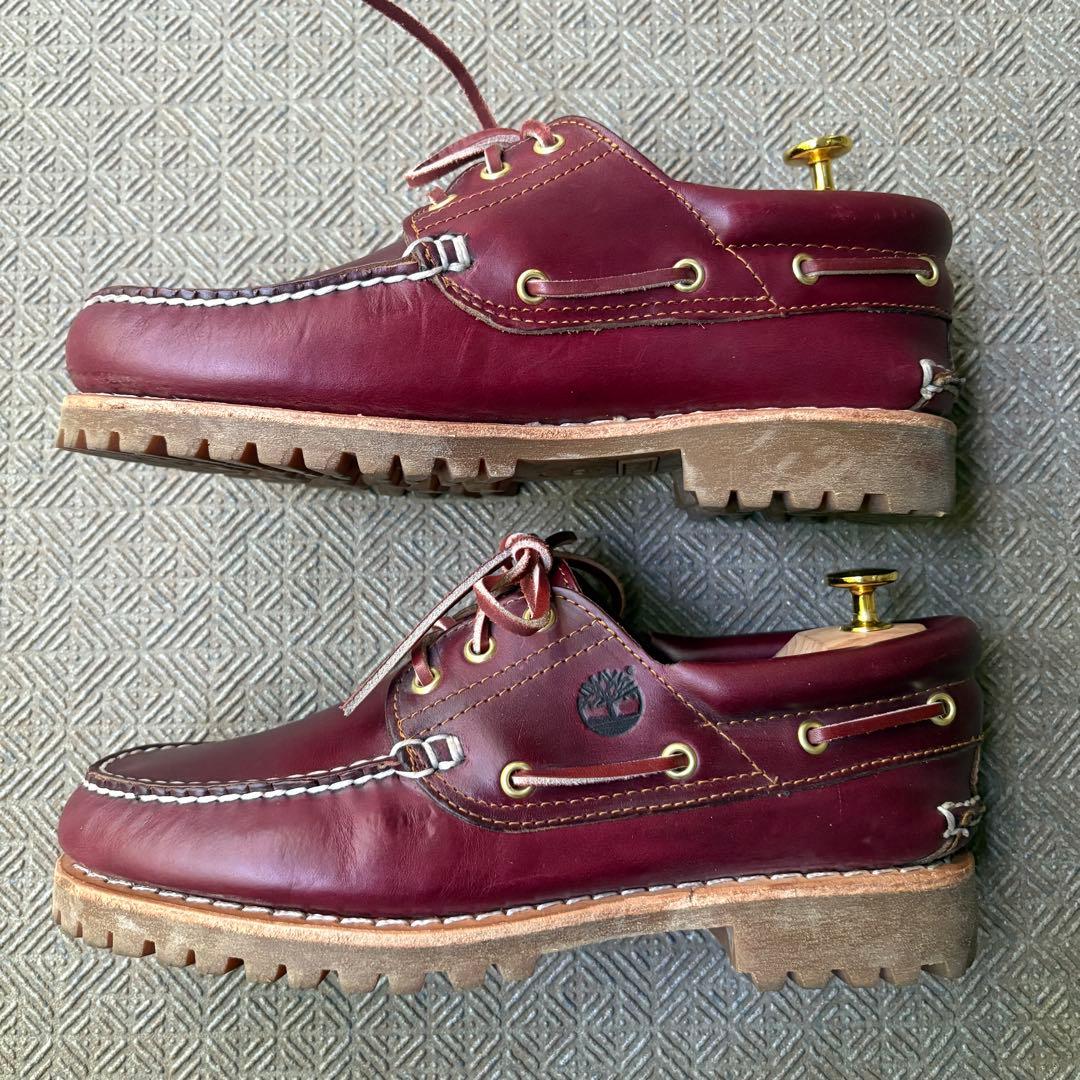 ティンバーランド スリーアイ クラシックラグ バーガンディー 25.5cm