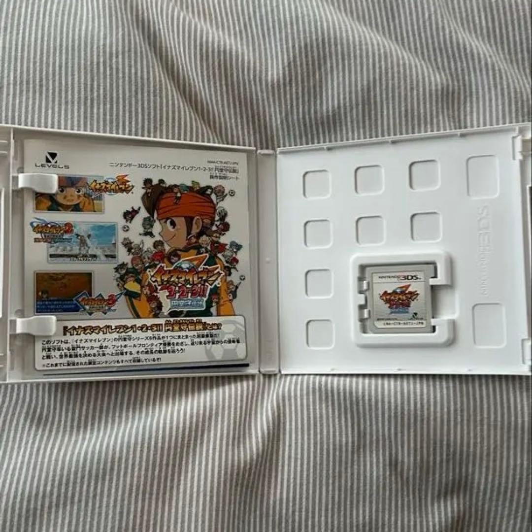 動作確認済】3DS イナズマイレブン1・2・3 堂守伝説 ソフト