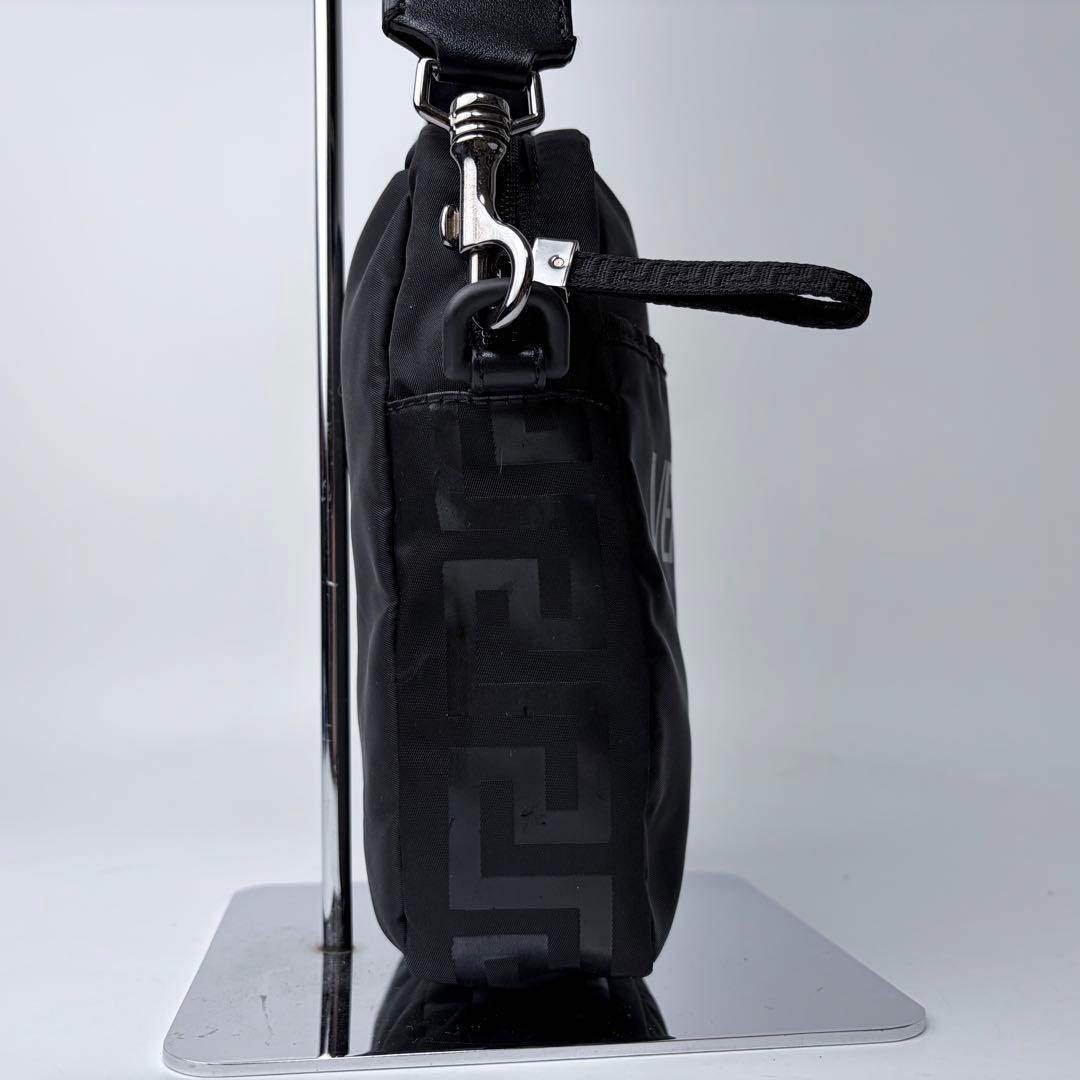 Kona様専用ヴェルサーチ VERSACE ショルダーバック グレカ ブラック
