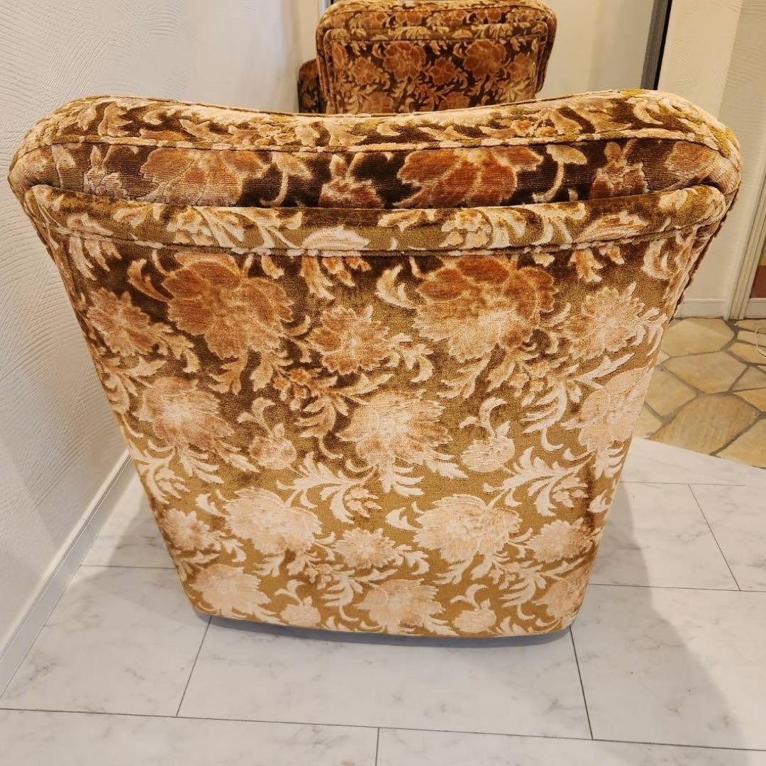 オールドカリモク old karimoku 金華山 アンティーク 1人掛けソファ