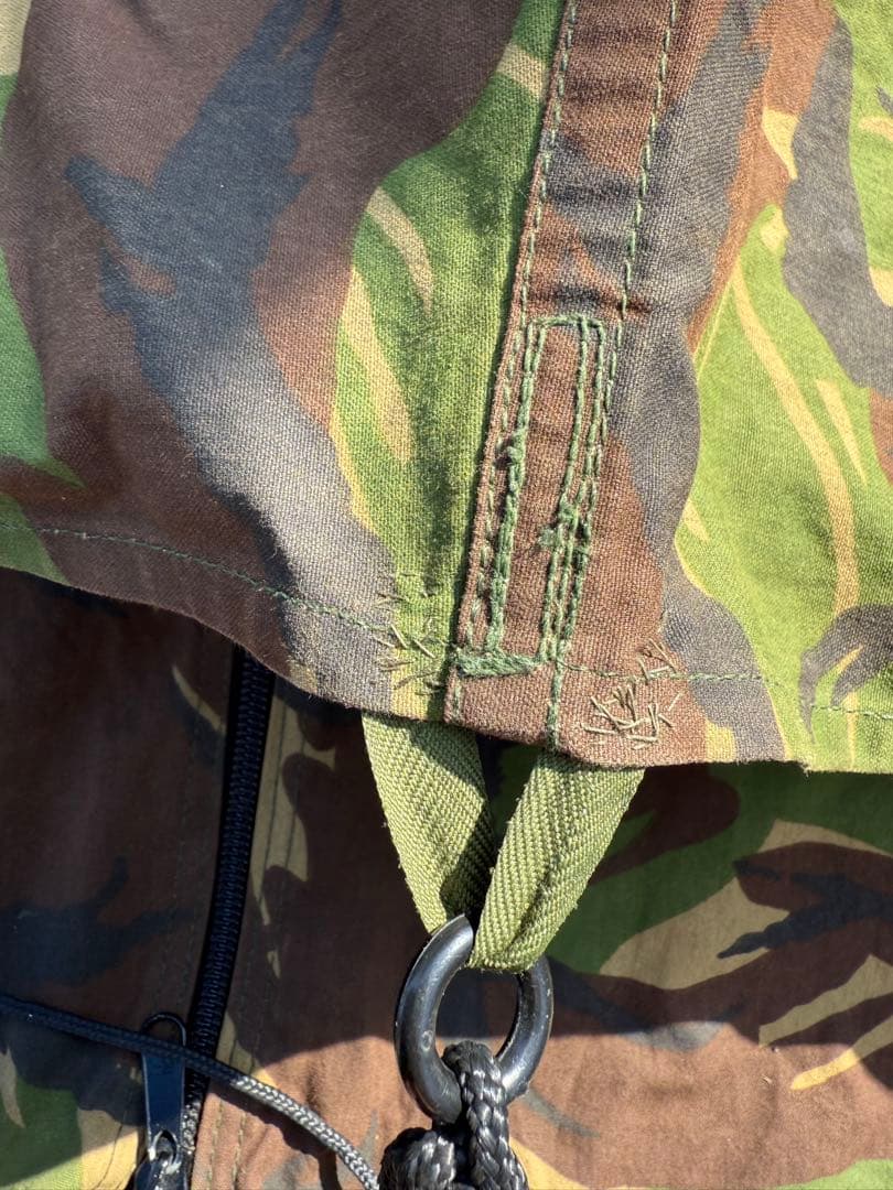 オランダ軍 ダッチアーミーテント②DPM迷彩 補修跡有り