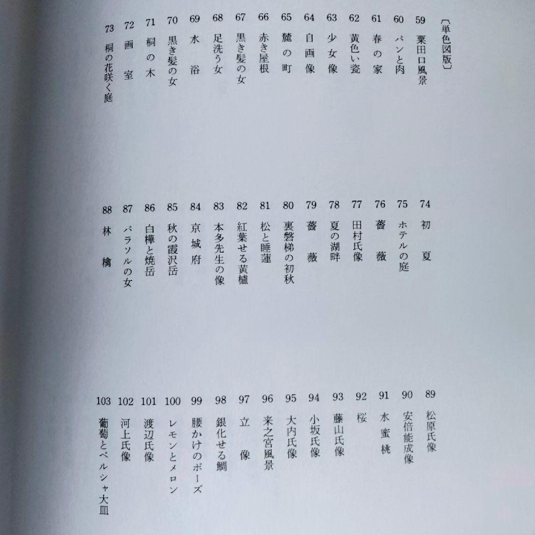 安井曽太郎 　嘉門安雄著　限定版　日本経済新聞社