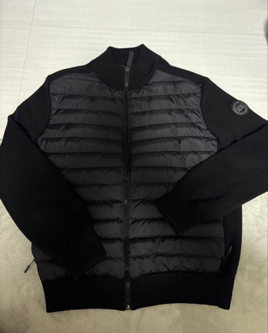 カナダグース　ダウンニット　L カナダグース メンズ ダウン CANADA GOOSE ブランド ニットジャケット