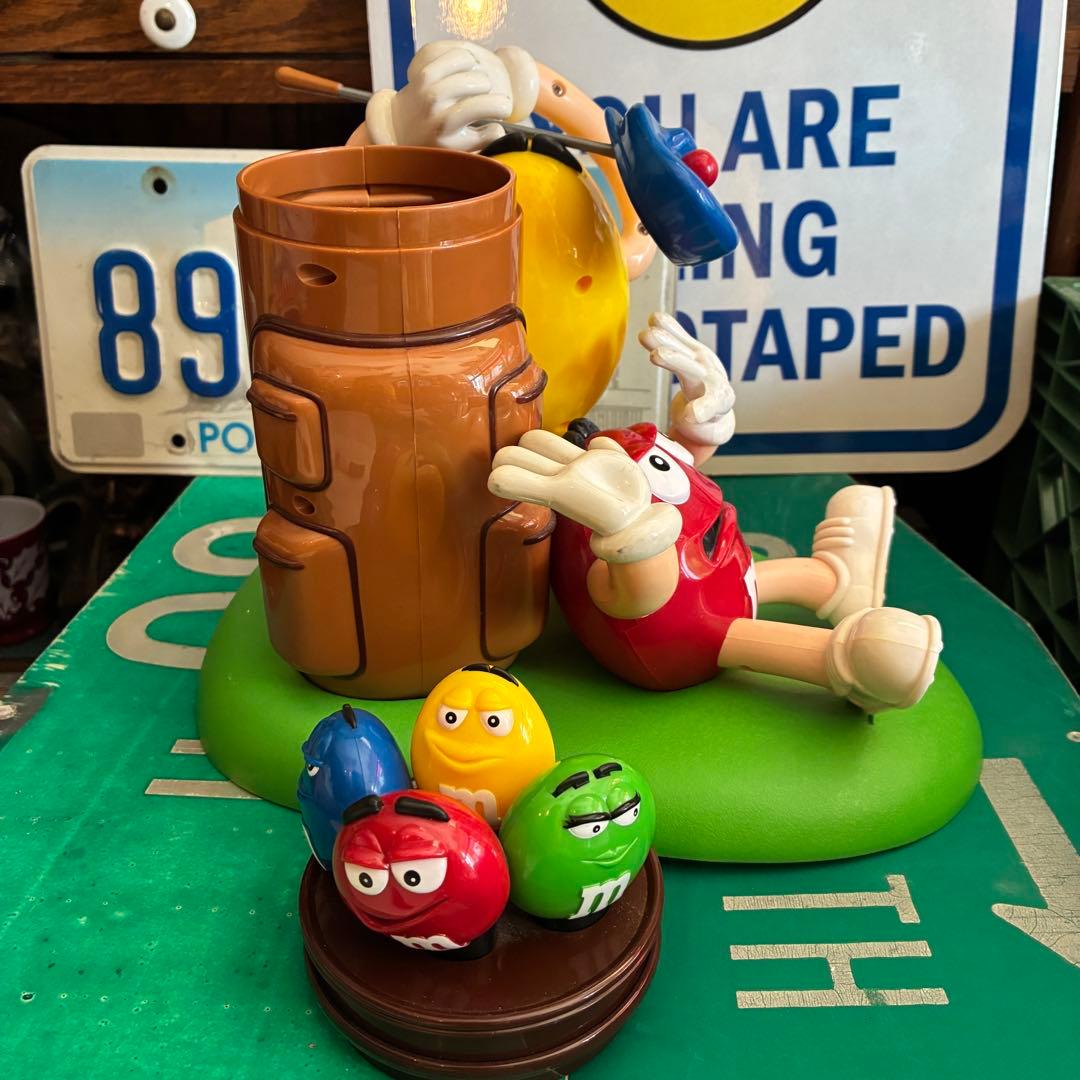 M&M's エムアンドエムズ ゴルフディスペンサー玩具チョコレート人形USA