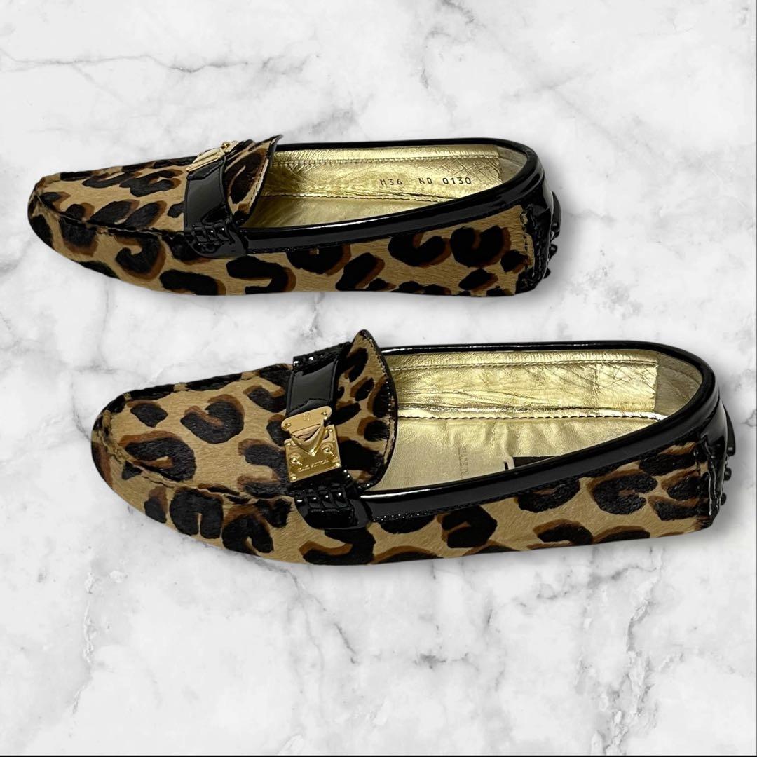 818様専用 LOUIS VUITTON ヒョウ柄 ドライビングシューズ