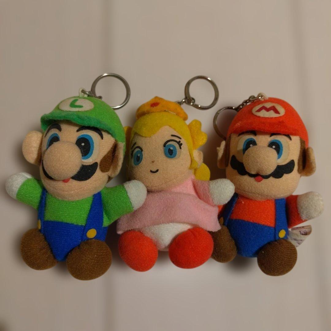 スーパーマリオワールド　キーホルダー　1996年 マリオ ピーチ姫 当時物 レア 2085872923.jpg?1710927068