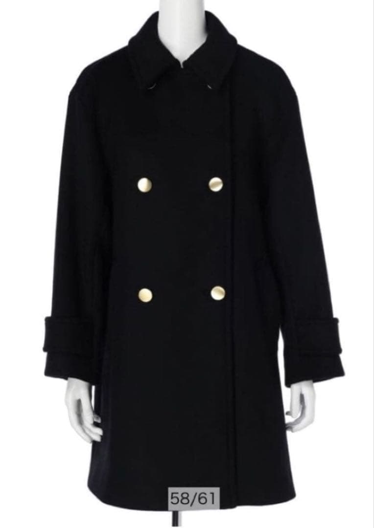 ☆新品タグ☆ジャスグリッティー ウールPコート 24AW M ¥58300 - メルカリ