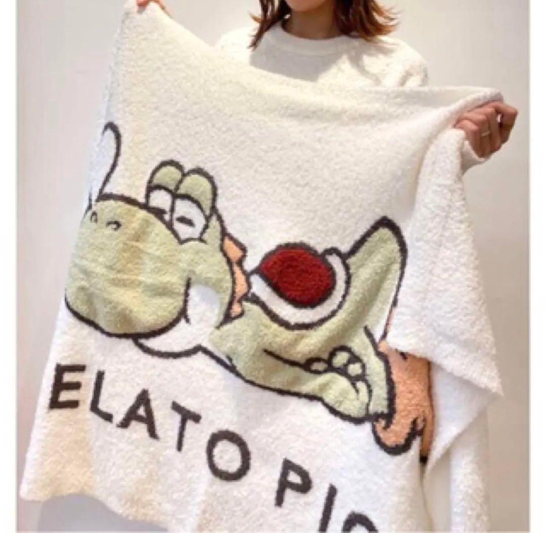 新品☆未使用、ジェラートピケ スーパーマリオ ヨッシー ブランケット
