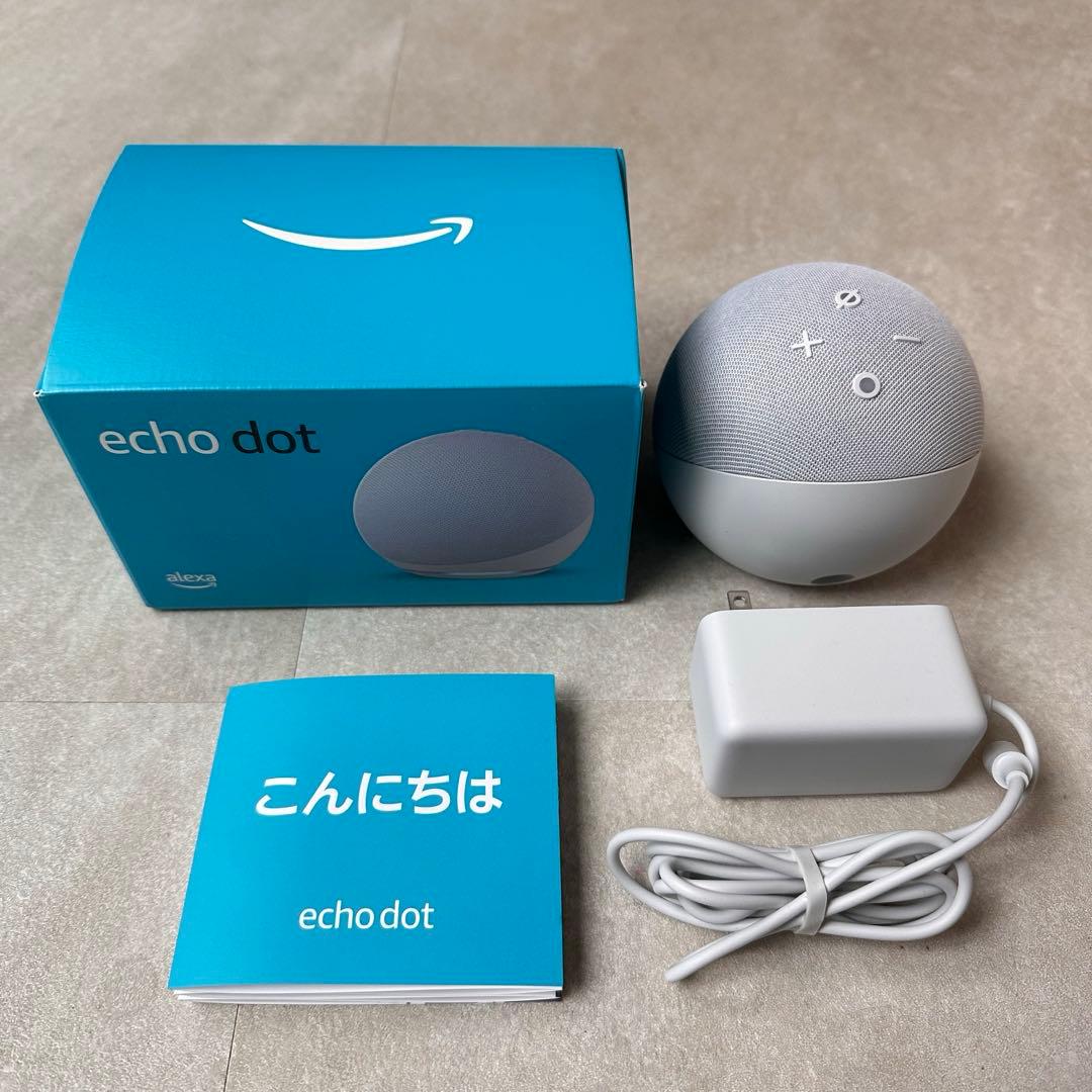 Amazon Echo Dot（第5世代）グレイシャーホワイト Echo Dot (エコー