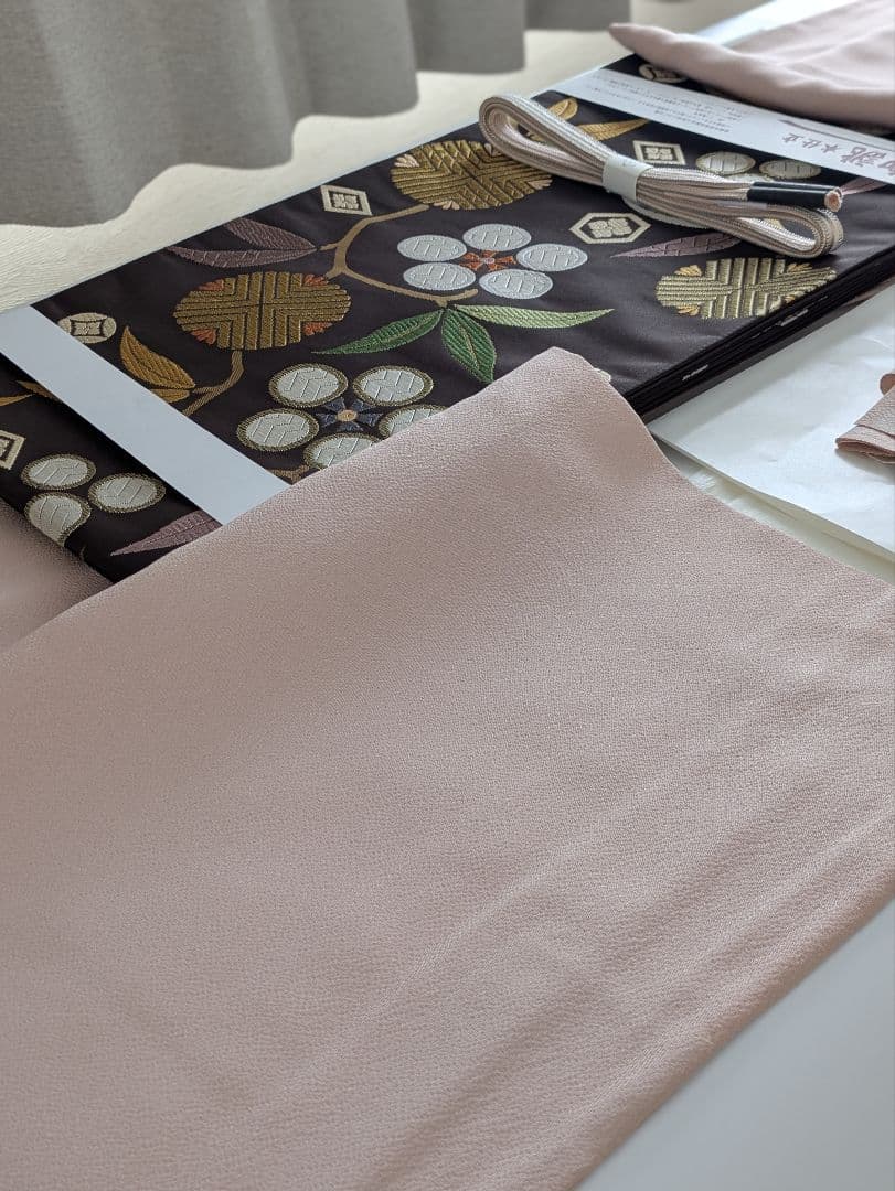 西陣織老舗白寿苑笹菱文様梅豪華袋帯 - メルカリ