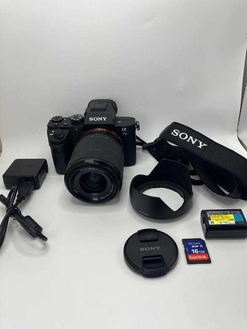 【返品保証・動作確認済】SONY α7 II 標準ズームレンズキット Amazon | SONY(ソニー) フルサイズ ミラーレス一眼カメラ α7II ズーム