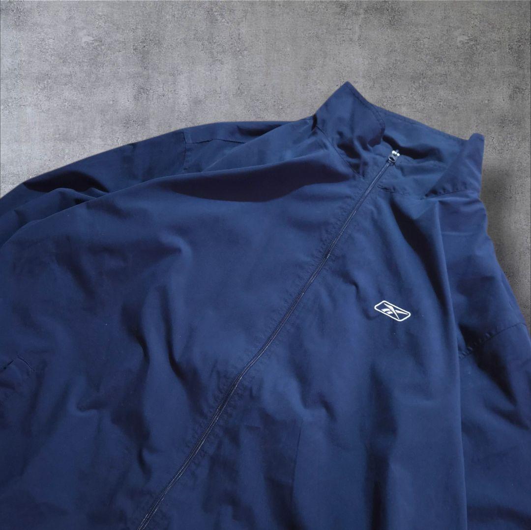 90s Reebokリーボックナイロンジャケット 刺繍ロゴ万国旗タグビッグ