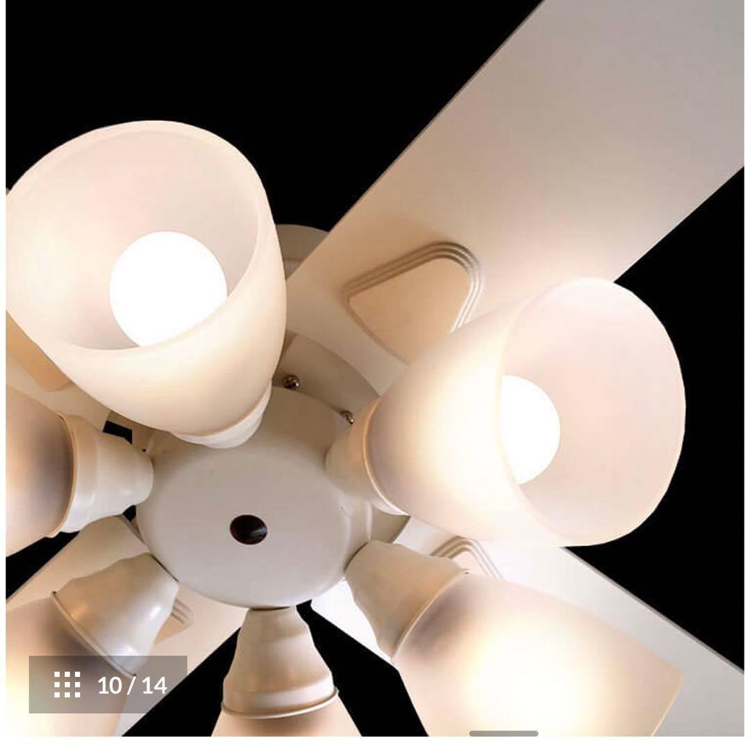 LOWYA】6灯天井照明 シーリングファンライト - メルカリ