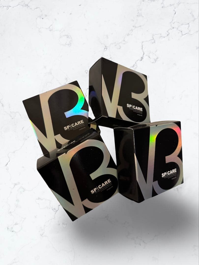 【新品未使用】SPICARE V3 エキサイティングファンデーション 4個セット SPICARE V3 スピケア エキサイティング ファンデーション 15g 天然針水