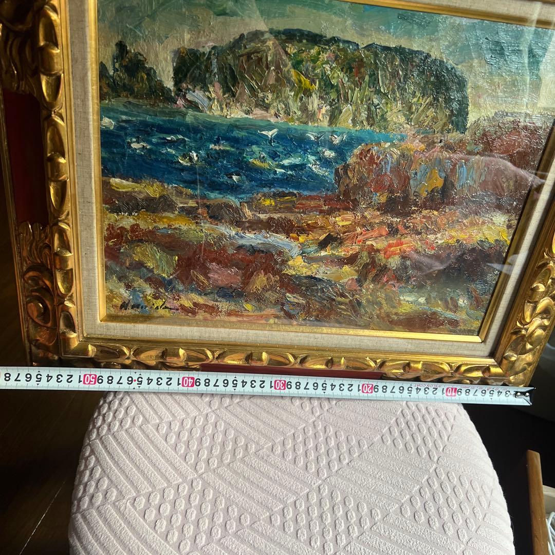 冬の海 小出宏 油彩画 1978年 - メルカリ