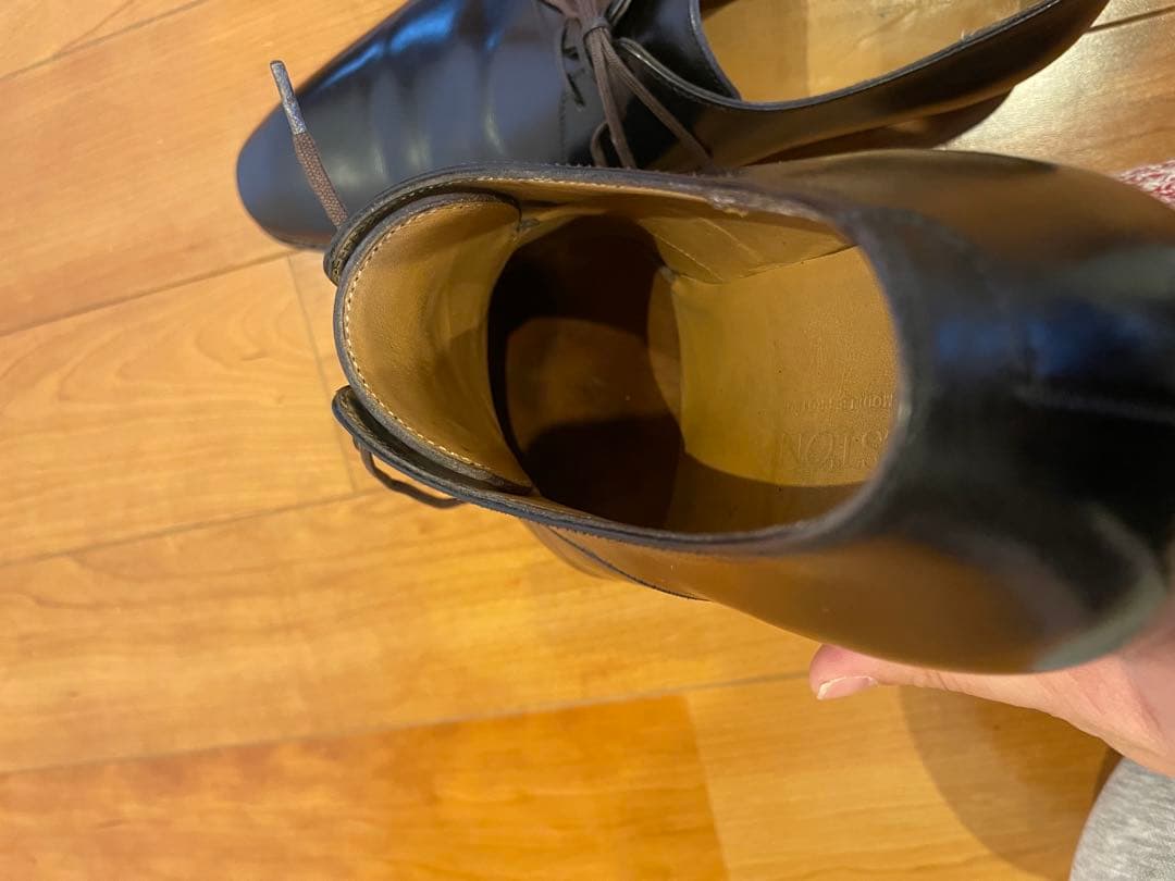 J.M.WESTON シューツリー付 5/D 437 Vフロントダービー