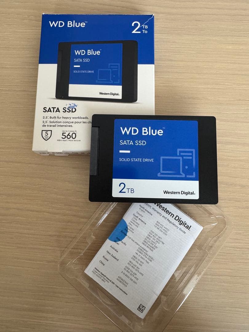 外付けハードディスク・ドライブ WD Blue SATA SSD 2TB 2TB WD Blue PC Desktop Hard Drive | WD
