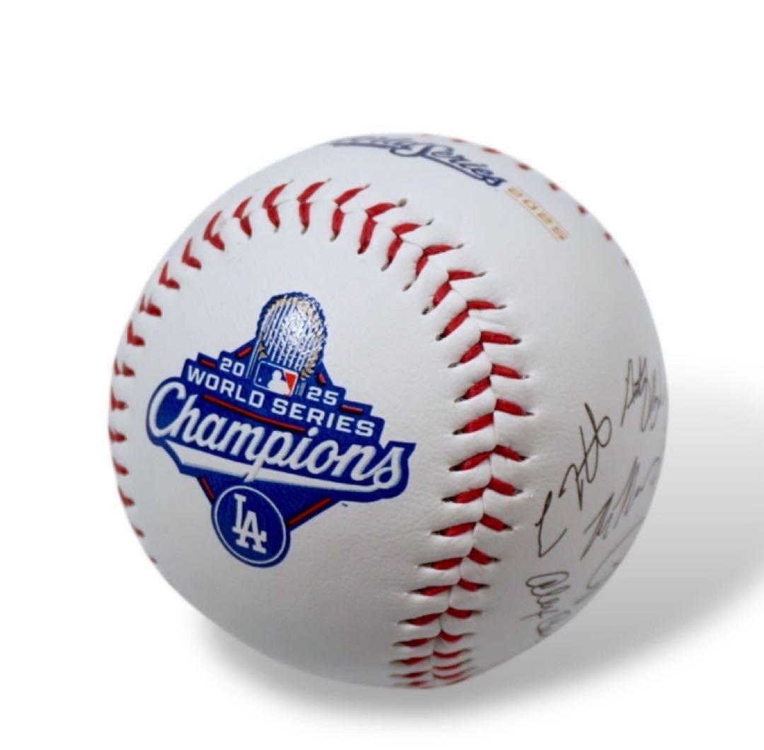 ワールドチャンピオン 大谷翔平 山本由伸 佐々木朗希 直筆サイン 3個